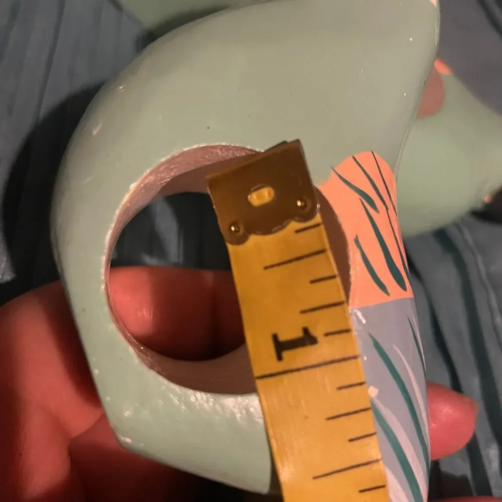 1980s Handpainted Wood Tropical Bird Parrot Napkin Rings Made in the Phillipines